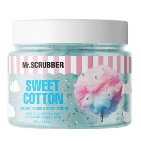 Крем-скраб для рук и тела с ароматом сладкой ваты Sweet Cotton Mr.SCRUBBER 250 г